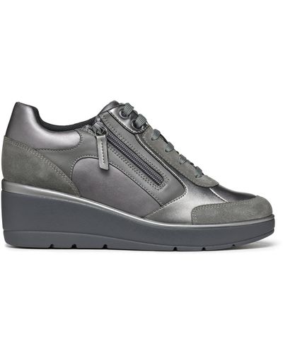 Geox Sneakers d ilde d36rac 0bn22 c9371 dk stone - Grau