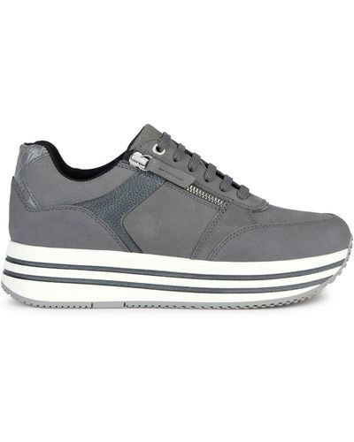 Geox Sneakers D Kency D36Qha 0767B C9G1G - Grau