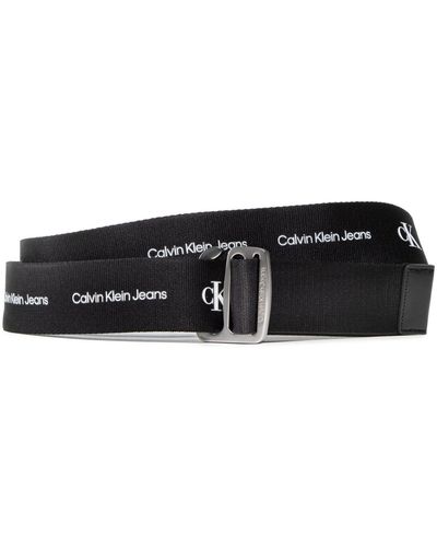 Calvin Klein Herrengürtel Off Duty Slider Belt 35Mm K50K508897 Bds - Schwarz