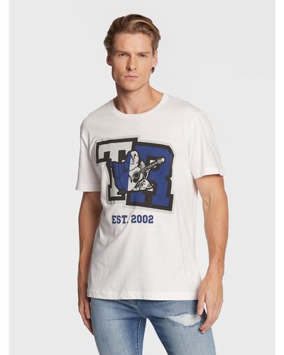 True Religion T-Shirt 106309 Weiß Regular Fit