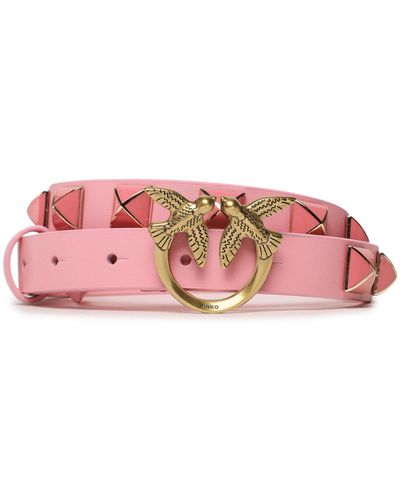 Pinko Damengürtel Love Berry H2 Belt Pe 23 Plt01 100143 A0R6 - Pink