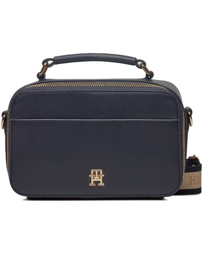 Tommy Hilfiger Handtasche Iconic Tommy Camera Bag Aw0Aw15689 - Blau