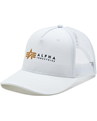 Alpha Industries Cap Label 106901 Weiß