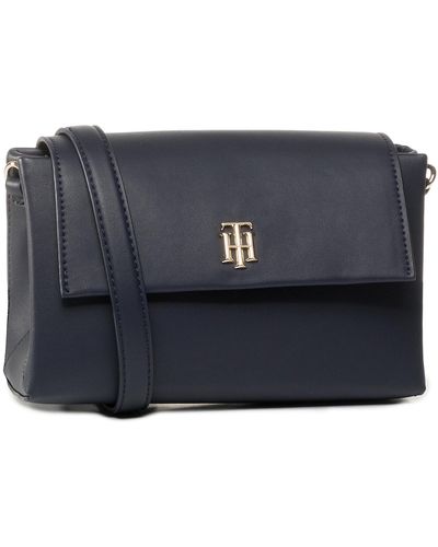 Tommy Hilfiger Handtasche Th Modern Crossover Aw0Aw08228 - Blau