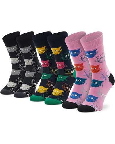 Happy Socks 3Er-Set Hohe -Socken Xmja08-0150 - Schwarz
