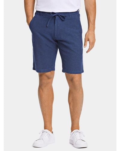 Lindbergh Stoffshorts 30-508003 Relaxed Fit - Blau