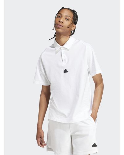 adidas Polohemd Ij6136 Weiß Regular Fit