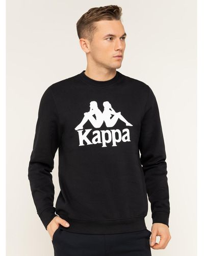 Kappa Sweatshirt 703797 Regular Fit - Schwarz