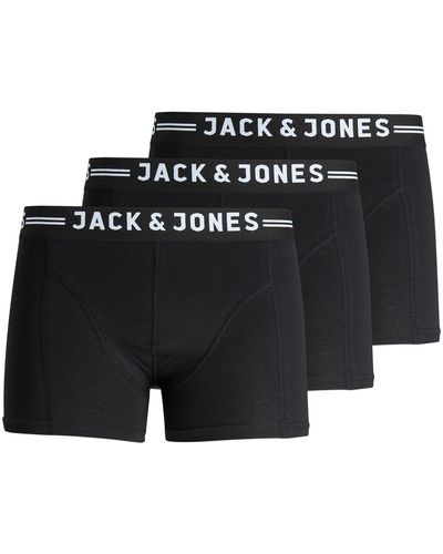 Jack & Jones 3Er-Set Boxershorts Sense 12081832 - Schwarz