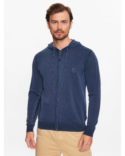 INDICODE Sweatshirt Focus 35-613 Regular Fit - Blau