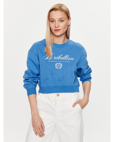 ONLY Sweatshirt 15304167 Regular Fit - Blau