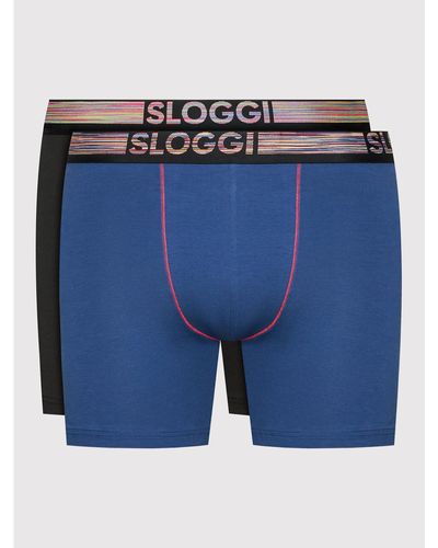 Sloggi 2Er-Set Boxershorts 10211739 - Blau