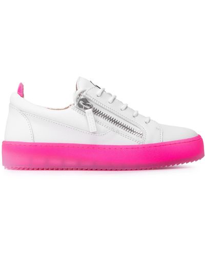 Giuseppe Zanotti Sneakers Rs20044 Weiß - Pink