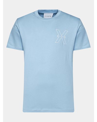 Richmond X T-Shirt Rached Ump24031Ts Regular Fit - Blau