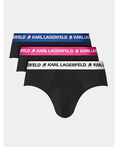 Karl Lagerfeld 3Er-Set Slips 235M2110 - Blau