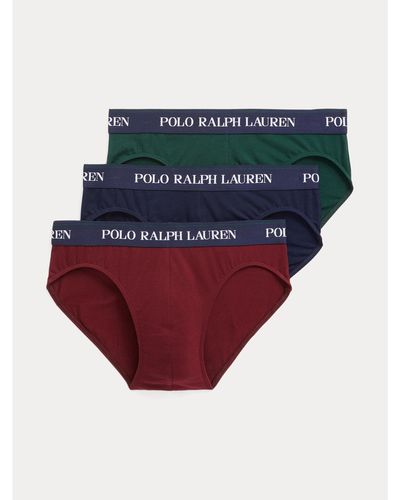 Polo Ralph Lauren 3Er-Set Slips 714840543014 - Mehrfarbig