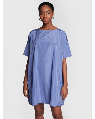 Liviana Conti Kleid Für Den Alltag F3Sy20 Relaxed Fit - Blau