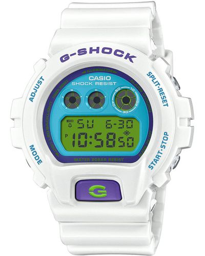 G-Shock Casio Uhr Dw-6900Rcs-7Er Weiß - Blau