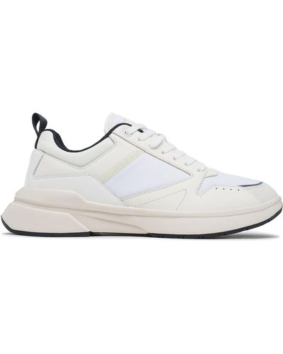 Calvin Klein Sneakers Low Top Lace Up Mix Hm0Hm01044 Weiß