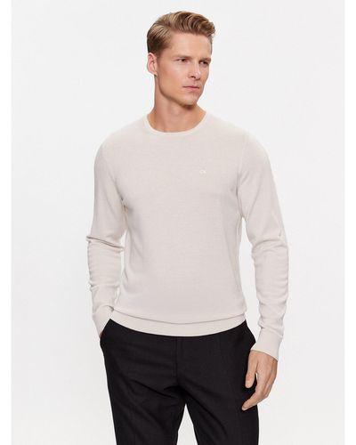 Calvin Klein Pullover K10K109474 Regular Fit - Weiß