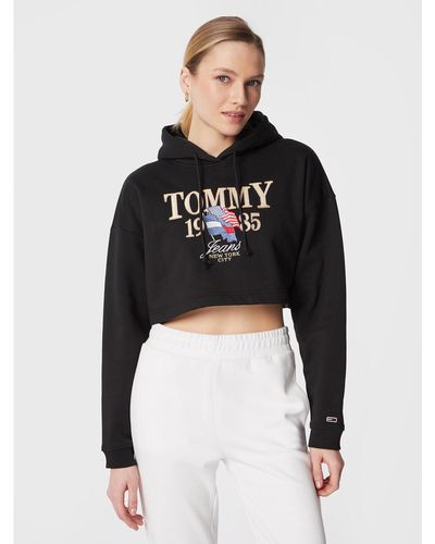 Tommy Hilfiger Sweatshirt Luxe 3 Dw0Dw15061 Regular Fit - Schwarz