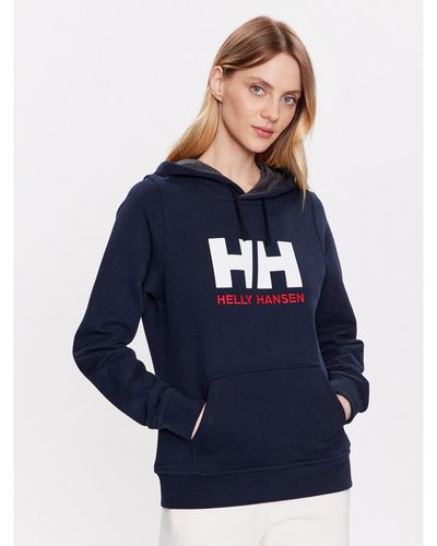Helly Hansen Sweatshirt Logo 33978 Regular Fit - Blau