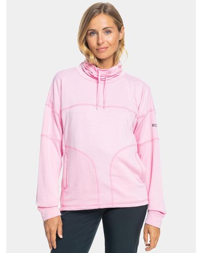 Roxy Sweatshirt Vertere Otlr Erjft04718 Regular Fit - Pink