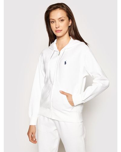 Polo Ralph Lauren Sweatshirt Lsl 211794396002 Weiß Regular Fit