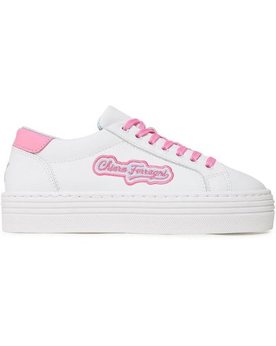 Chiara Ferragni Sneakers Cf3121 072 Weiß - Pink