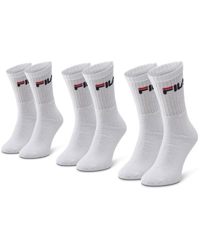 Fila 3Er-Set Hohe -Socken F9505 Weiß