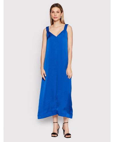 DKNY Kleid Für Den Alltag P2Dbtn10 Regular Fit - Blau