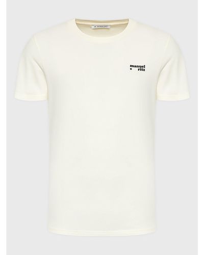 Manuel Ritz T-Shirt 3332M552 223848 Regular Fit - Weiß
