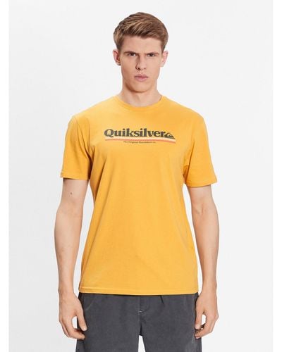 Quiksilver T-Shirt Between The Lines Eqyzt07216 Regular Fit - Orange
