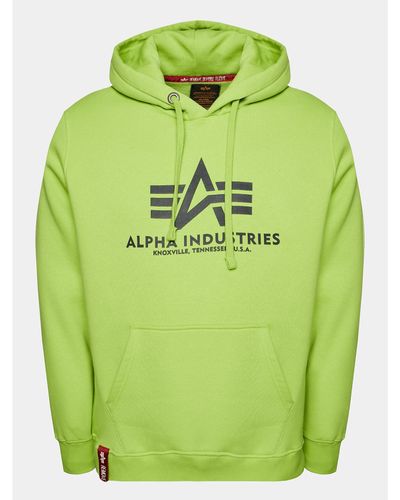 Alpha Industries Sweatshirt Basic 178312 Grün Regular Fit