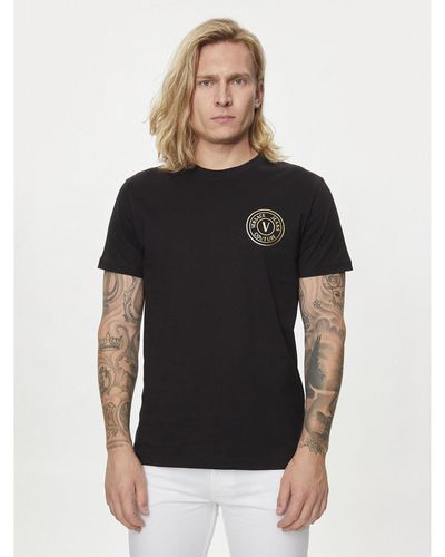 Versace T-Shirt 76Gaht02 Regular Fit - Schwarz
