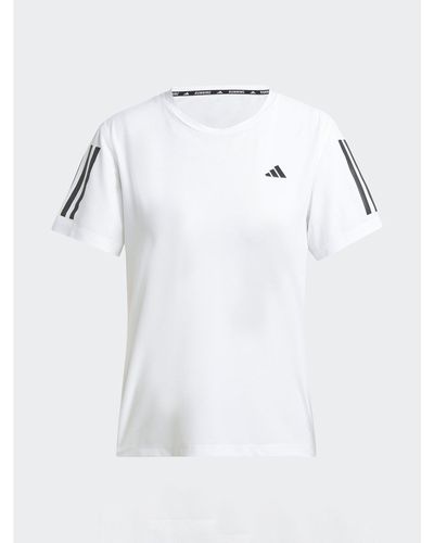 adidas Technisches T-Shirt Own The Run Ik7442 Weiß Regular Fit