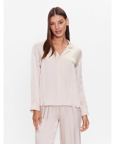 Etam Pyjama-T-Shirt 6537991 Regular Fit - Weiß