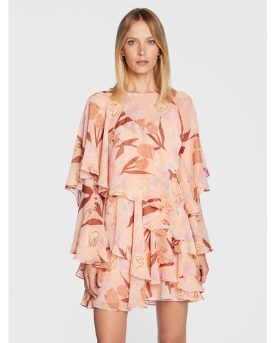 Ted Baker Kleid Für Den Alltag Pegaia 261980 Relaxed Fit - Pink