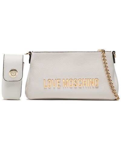 Love Moschino Handtasche Jc4327Pp0Gk1010A Weiß - Grau