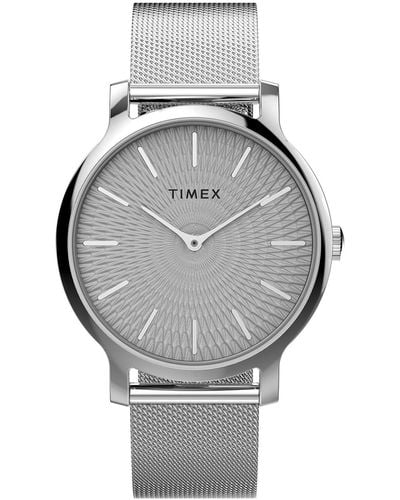 Timex Uhr Transcend 34Mm Mesh Tw2V92900 - Grau