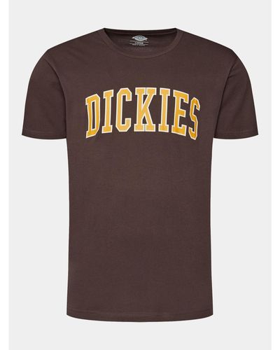 Dickies T-Shirt Aitkin Dk0A4X9F Regular Fit - Braun