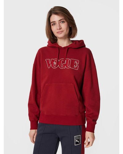 PUMA Sweatshirt Vogue 536691 Oversize - Rot