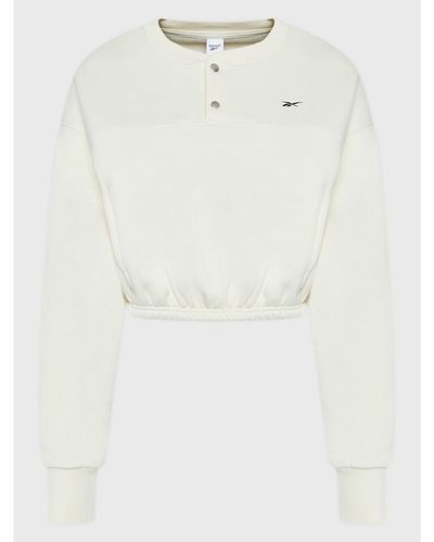 Reebok Sweatshirt Hg1161 Regular Fit - Weiß
