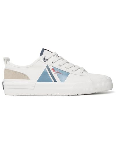 Pepe Jeans Sneakers Allen Flag Color Pms30903 Weiß