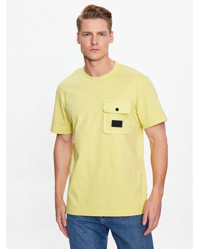Calvin Klein T-Shirt J30J323807 Regular Fit - Gelb