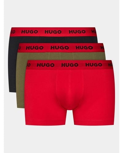 HUGO 3Er-Set Boxershorts 50469766 - Rot
