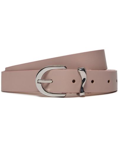 Calvin Klein Damengürtel Round Organic Loop Belt 2.5 K60K611930 - Pink