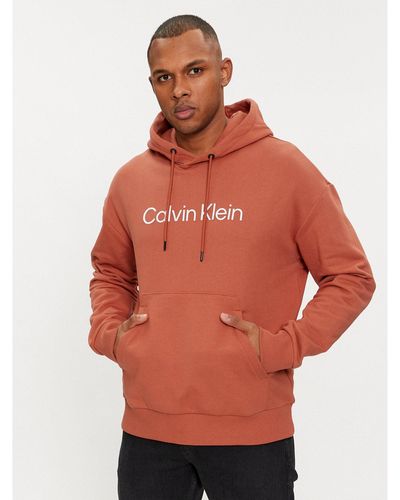 Calvin Klein Sweatshirt Hero K10K111345 Relaxed Fit - Orange