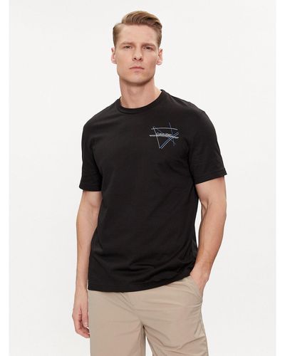 Calvin Klein T-Shirt Linear Graphic K10K112482 Regular Fit - Schwarz