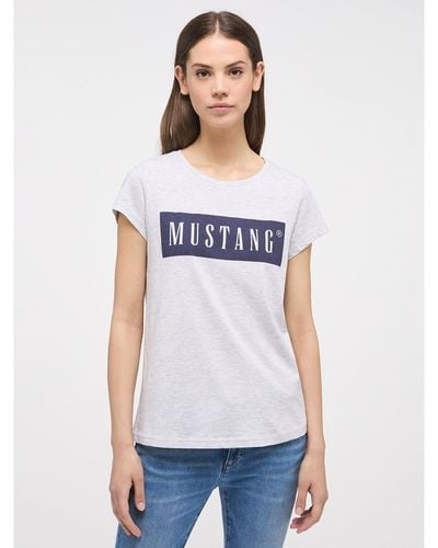 Mustang T-Shirt Alina 1013220 Regular Fit - Weiß